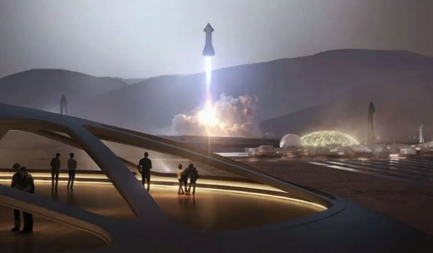 Space-X Mars Colony